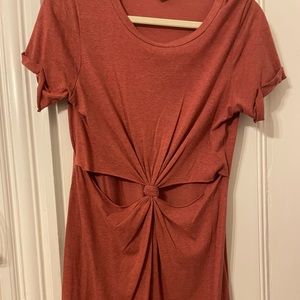 Urban outfitters cutout T-shirt dress